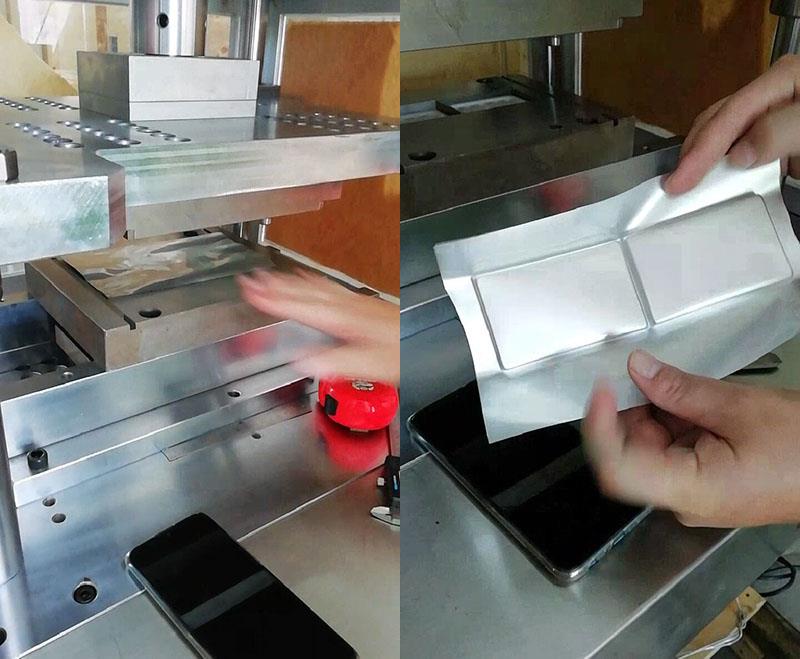 Ponsmachine Testen voor verzending
