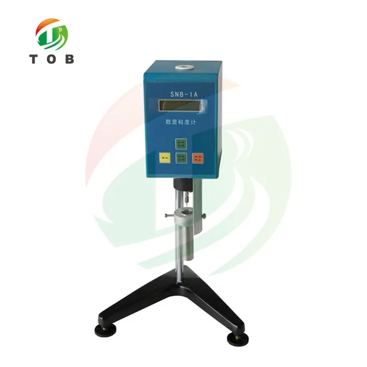 Viscositeitsmeter met digitaal display in laboratorium